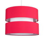 Picture of Ceiling Pendant Lampshade – Modern 2-Tier Drum Light Shade for  Home & Office Decor