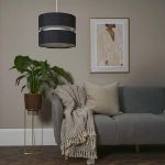 Picture of Ceiling Pendant Lampshade – Modern 2-Tier Drum Light Shade for  Home & Office Decor