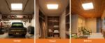 Picture of  LED Ceiling Light Motion Sensor, Cordless Bathroom Ceiling Light Battery Operated, Rechargeable Magnetic Mount Shower Light for Bath,Porch,Stairs,Garage