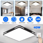 Picture of 40W LED Ceiling Light, 50CM Flush Ceiling Light with Switch Control, 3000-6500K Dimmable Ceiling Lights Bedroom