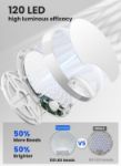 Picture of Rechargeable Motion Sensor Ceiling Light – 7.5" 400LM Battery Operated LED Light with Remote