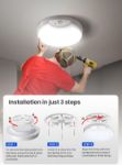 Picture of Rechargeable Motion Sensor Ceiling Light – 7.5" 400LM Battery Operated LED Light with Remote