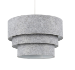 Picture of Round Modern 3 Tier Fabric Ceiling Pendant Light Shade – Stylish & Elegant Home Lighting