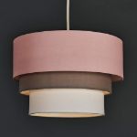 Picture of Round Modern 3 Tier Fabric Ceiling Pendant Light Shade – Stylish & Elegant Home Lighting