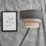 Picture of Round Modern 3 Tier Fabric Ceiling Pendant Light Shade – Stylish & Elegant Home Lighting