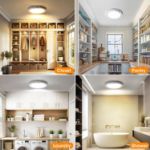 Picture of Rechargeable Motion Sensor Ceiling Light with Remote – Magnetic, Wireless & Battery-Powered for Shed, Loft, Bathroom & Garage