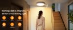 Picture of Rechargeable Motion Sensor Ceiling Light with Remote – Magnetic, Wireless & Battery-Powered for Shed, Loft, Bathroom & Garage