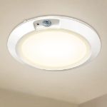 Picture of Motion Sensor Ceiling Light – 6.5” Wireless LED, Battery Powered, 210LM for Closet, Garage, Shed & Hallway