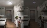 Picture of Motion Sensor Ceiling Light – 6.5” Wireless LED, Battery Powered, 210LM for Closet, Garage, Shed & Hallway