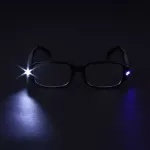 Picture of Unisex LED Reading Glasses, Rimmed Eyeglasses with Built-in Light for Clear Vision