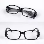 Picture of Unisex LED Reading Glasses, Rimmed Eyeglasses with Built-in Light for Clear Vision