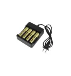 Picture of 2/4 Slot Smart Battery Charger for 18650 Li-Ion Rechargeable Batteries, Safe & Efficient Charging Solution