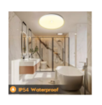 Picture of 48W Round LED Ceiling Panel Light, Modern Flush Mount Lamp for Bathroom, Kitchen & Living Room