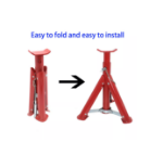 Picture of 2-Pack 3-Ton Heavy Duty Steel Axle Jack Stands – Extended Height for Cars and Caravans