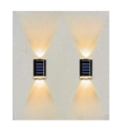 Picture of 8-Pack LED Solar Wall Lights,  Up & Down Outdoor Security Lamps for Garden, Street & Home 