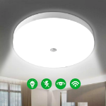 Picture of 12W-36W PIR Motion Sensor LED Ceiling Light, Round Panel Downlight for Garage, Hallway & Indoor Spaces