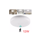 Picture of 12W-36W PIR Motion Sensor LED Ceiling Light, Round Panel Downlight for Garage, Hallway & Indoor Spaces