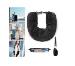 Picture of Stuffable Travel Velvet Neck Pillow Storage Bag Adjustable U-Shapes Pillow 