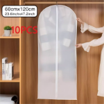 Picture of 10-Pack Large Hanging Garment Bags, Suit, Dress, Coat & Jacket Dust Covers, Breathable & Durable