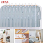 Picture of 10-Pack Large Hanging Garment Bags, Suit, Dress, Coat & Jacket Dust Covers, Breathable & Durable