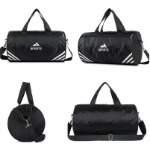 Picture of Large Sport Gym Tote Duffle Bag Mens Lady Travel Work Gear Bag Holdall Bag Black