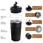 Picture of Stainless Steel Insulated Travel Mug, Thermal Coffee & Tea Cup, Leakproof & Portable