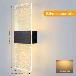 Picture of Modern LED Wall Light Up & Down Indoor Sconce Lamp Stylish Home Lighting Fixture for Bedroom & Living Room