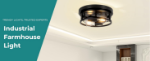 Picture of Round Black Ceiling Light – E27 2-Way Flush Mount Fixture for Chandeliers, Bedrooms & Modern Interiors