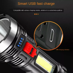 Picture of 400,000LM LED Super Bright Torch – High-Powered USB Rechargeable Flashlight for Camping & Outdoors