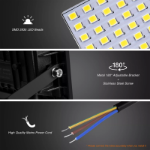 Picture of Ultra-Bright LED Floodlight, IP66 Waterproof Outdoor Security Light, Garden & Driveway Spotlight