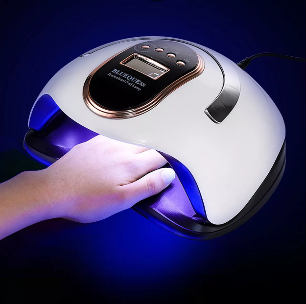 Picture of 450W High-Power UV LED Nail Lamp, Professional Acrylic & Gel Polish Dryer,  Fast Curing Nail Light