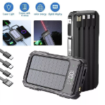 Picture of Solar Power Bank 20,000mAh – 4 USB Ports, Backup External Battery Charger for Cell Phones & Devices