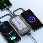 Picture of Solar Power Bank 20,000mAh – 4 USB Ports, Backup External Battery Charger for Cell Phones & Devices