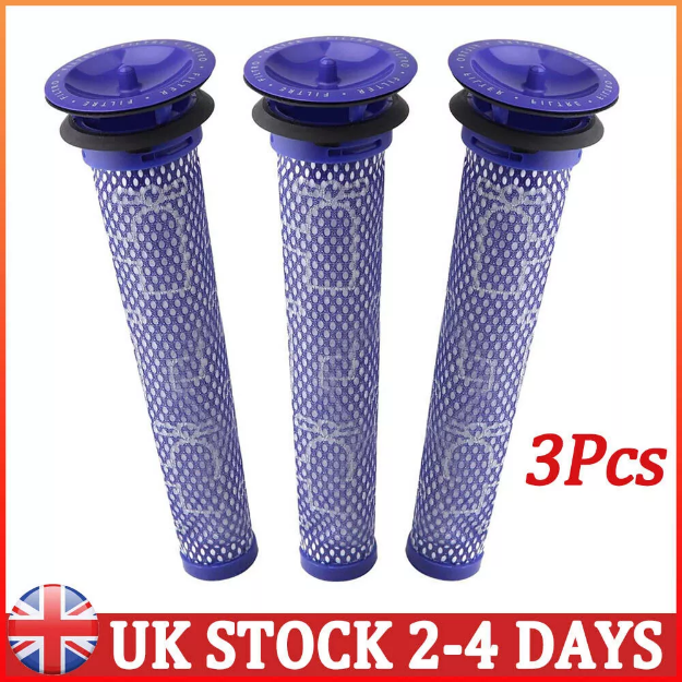 Picture of 3-Pack Washable Pre-Motor Filters for Dyson V6, V7, V8, DC58, DC59 Animal Vacuum Cleaner