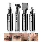 Picture of 4-in-1 Men's Rechargeable Grooming Kit, Beard, Hair, Nose & Ear Trimmer with Precision Blades