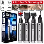 Picture of 4-in-1 Men's Rechargeable Grooming Kit, Beard, Hair, Nose & Ear Trimmer with Precision Blades