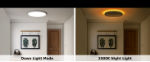 Picture of Dimmable LED Ceiling Lamp 24W with Timer & Night Light – 3000K-6500K Adjustable Color, Remote Control, Memory Function – Perfect for Kids’ Room, Bathroom, Kitchen & More