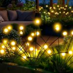 Picture of Solar Garden Lights – 60 LED Firefly Outdoor Lights, Swaying in the Wind, Waterproof for Yard, Patio, and Pathway Decor