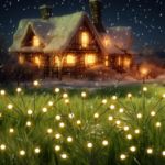 Picture of Solar Garden Lights – 60 LED Firefly Outdoor Lights, Swaying in the Wind, Waterproof for Yard, Patio, and Pathway Decor