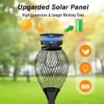 Picture of Solar Garden Lights Outdoor – 4 Pack Waterproof LED Stake Lights, Warm White, Auto On/Off for Patio, Yard & Pathway Decor