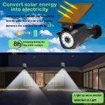 Picture of Solar Security Lights Outdoor – 1000LM Super Bright Motion Sensor LED Floodlight, Dummy Camera Design, IP65 Waterproof for Garden, Backyard & Garage