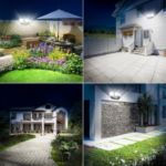 Picture of 42W Outdoor Motion Sensor Security Light – 3600LM PIR Floodlight with Remote Control, IP66 Waterproof, 3 Adjustable Heads for Garden, Yard & Garage