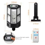 Picture of 6000W Solar Street Light – Ultra-Bright PIR Motion Sensor LED Security Lamp for Outdoor Walls, Gardens & Pathways