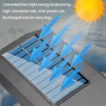 Picture of 6000W Solar Street Light – Ultra-Bright PIR Motion Sensor LED Security Lamp for Outdoor Walls, Gardens & Pathways