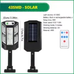 Picture of 6000W Solar Street Light – Ultra-Bright PIR Motion Sensor LED Security Lamp for Outdoor Walls, Gardens & Pathways