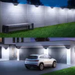 Picture of 198 LED Solar Motion Sensor Wall Light – Waterproof Outdoor Security Flood Lamp for Garden, Patio & Driveway